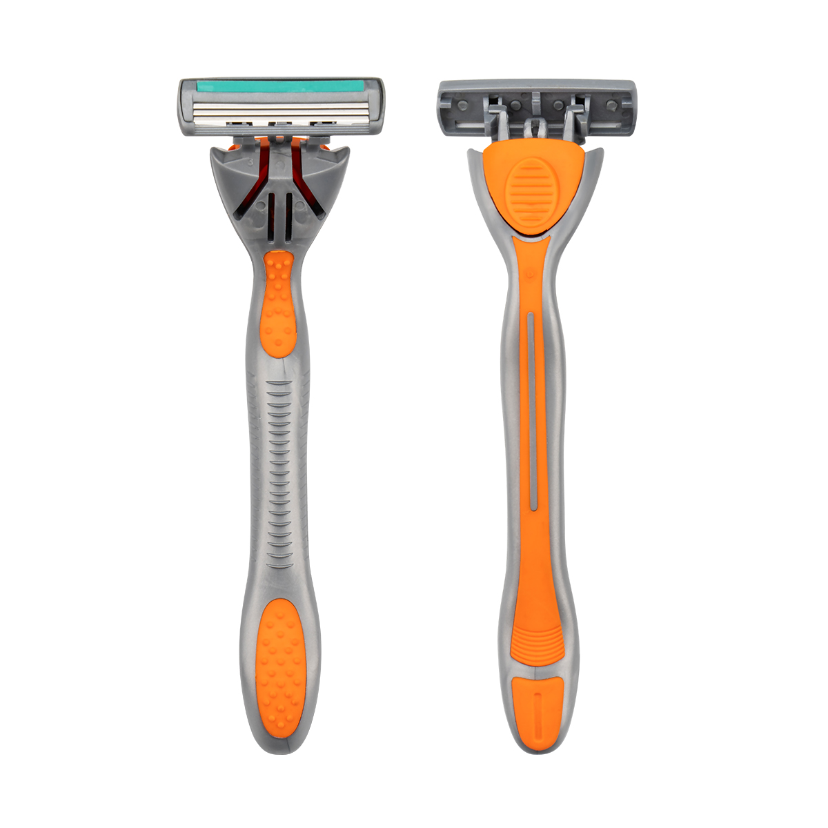 CX-T41 Pegangan karet triple blade pisau cukur cukur sekali pakai untuk wanita